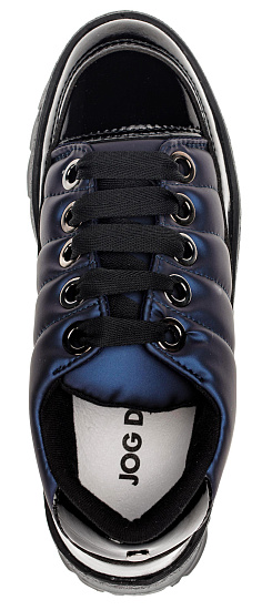 Ботинки женские Jog Dog Space Jogger Zaffiro Latex Black Navy - Фото 4 большая