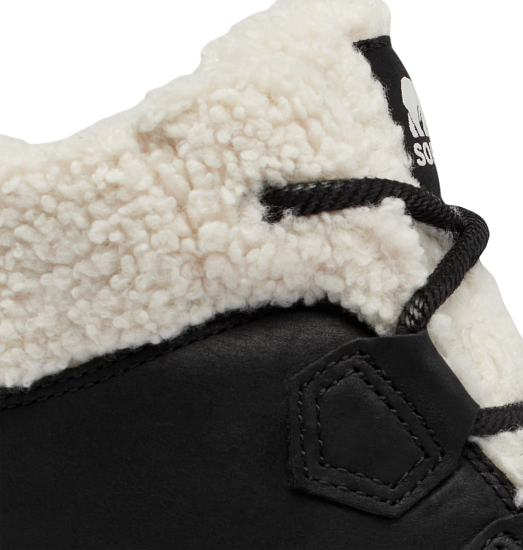 Ботинки женские Sorel Out N About IV Chillz Wp Black/ Chalk - Фото 2 большая