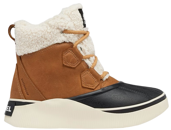 Ботинки женские Sorel Out N About IV Chillz Wp Taffy/ Black - Фото 1 большая