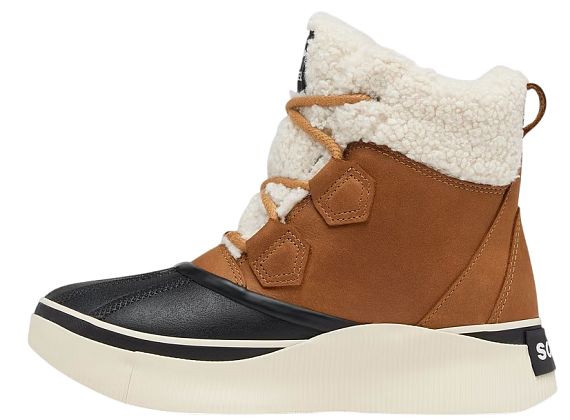 Ботинки женские Sorel Out N About IV Chillz Wp Taffy/ Black - Фото 5 большая