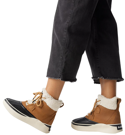 Ботинки женские Sorel Out N About IV Chillz Wp Taffy/ Black - Фото 11 большая