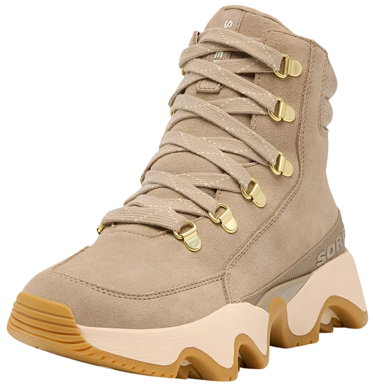 Ботинки женские Sorel Kinetic Impact Conquest Plus Wp Omega Taupe/ Gum - Фото 4 большая