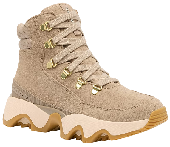 Ботинки женские Sorel Kinetic Impact Conquest Plus Wp Omega Taupe/ Gum - Фото 5 большая