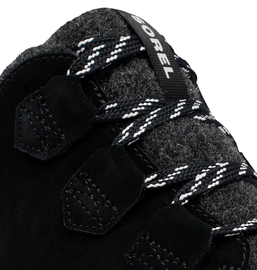 Ботинки женские Sorel Kinetic Impact Caribou Plus Wp Black/ Sea Salt - Фото 9 большая