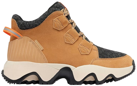 Ботинки женские Sorel Kinetic Impact Caribou Plus Wp Tawny Buff/ Black - Фото 1 большая