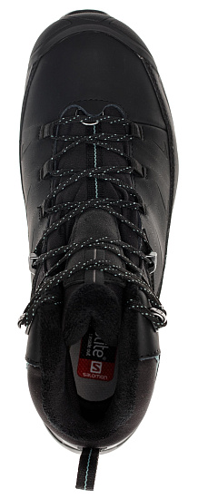 Ботинки женские Salomon X Ultra Mid Winter CS WP Black/Phantom/Trellis - Фото 4 большая