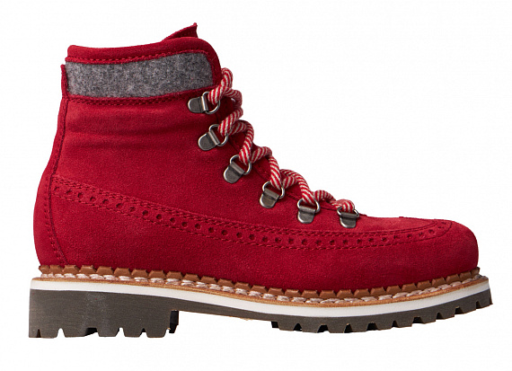 Ботинки женские Ventesima Strada Vip Red Suede - Фото 1 большая