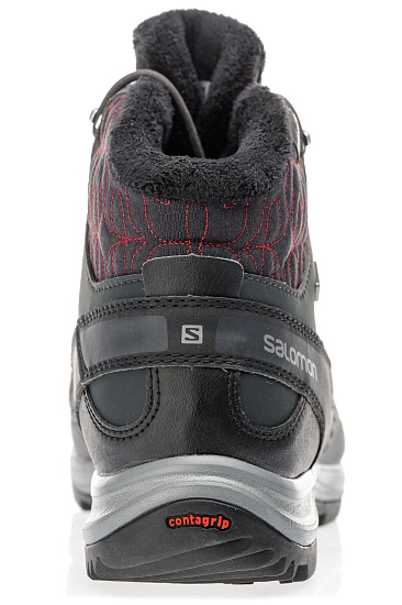 Ботинки женские Salomon Kaina CS WP 2 Phantom/Black/Beet Red - Фото 3 большая