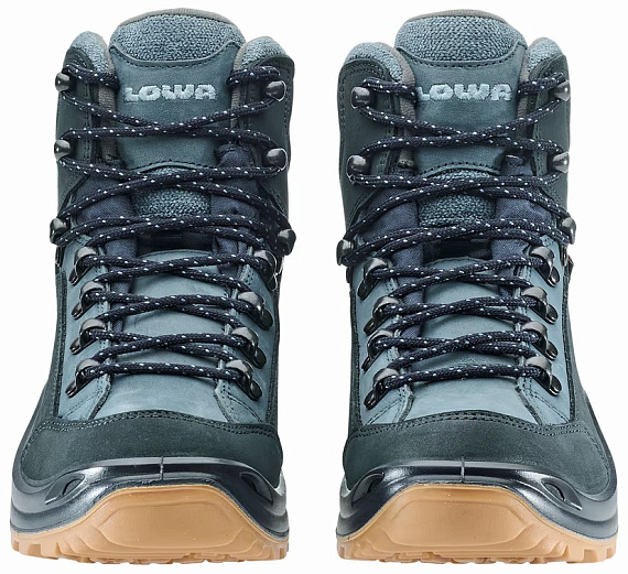 Ботинки женские Lowa Renegade Warm Gtx Mid Navy/Ice Blue - Фото 4 большая