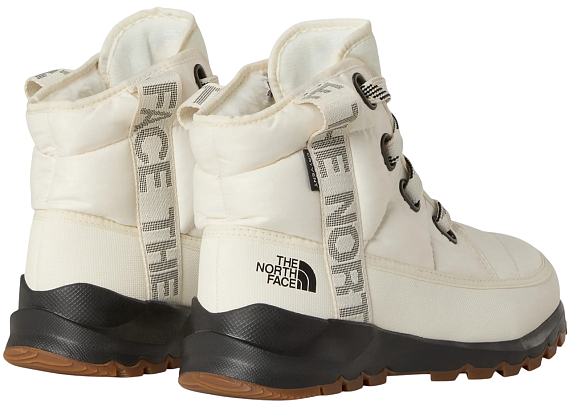 Ботинки женские The North Face Thermaball Lace Up Luxe WP Gardenia White/Tnf Black - Фото 3 большая