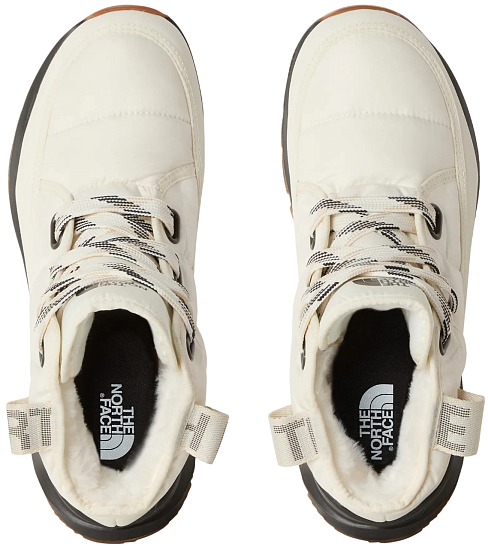 Ботинки женские The North Face Thermaball Lace Up Luxe WP Gardenia White/Tnf Black - Фото 5 большая