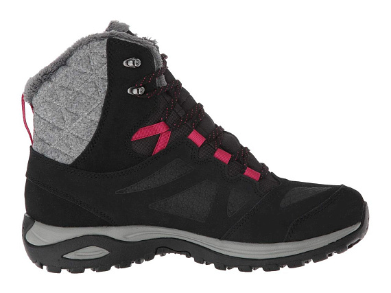 Ботинки женские Salomon Ellipse Winter GTX Black/Phantom/Cerise - Фото 4 большая