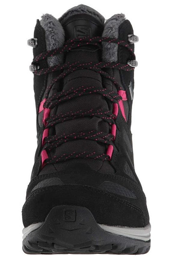 Ботинки женские Salomon Ellipse Winter GTX Black/Phantom/Cerise - Фото 7 большая