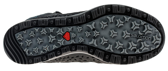 Ботинки женские Salomon Kaina Mid GTX Phantom/Black/Hydro - Фото 3 большая