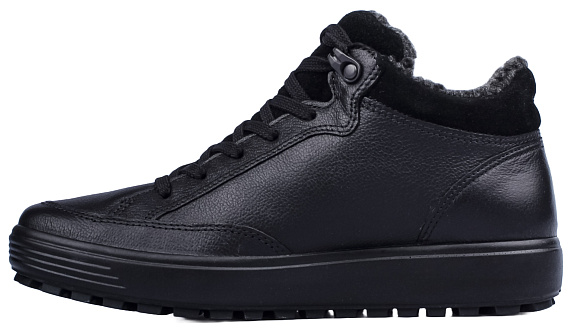 Ботинки женские Ecco Soft 7 Tred Black - Фото 2 большая