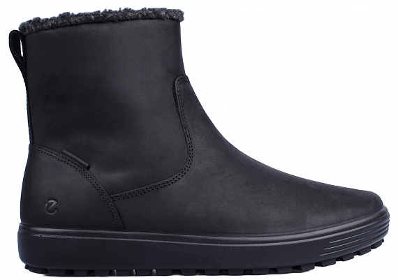 Ботинки женские Ecco Soft 7 Tred Black - Фото 1 большая