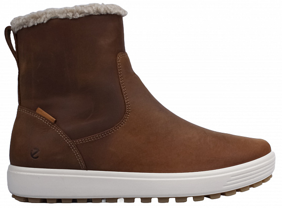 Ботинки женские Ecco Soft 7 Tred Beige - Фото 1 большая