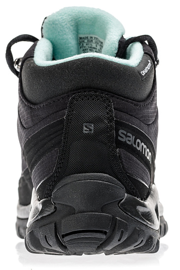 Ботинки женские Salomon Shelter CS WP Black/Black/Eggshell Blue - Фото 3 большая
