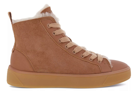 Ботинки женские Ecco Street Tray Beige - Фото 2 большая