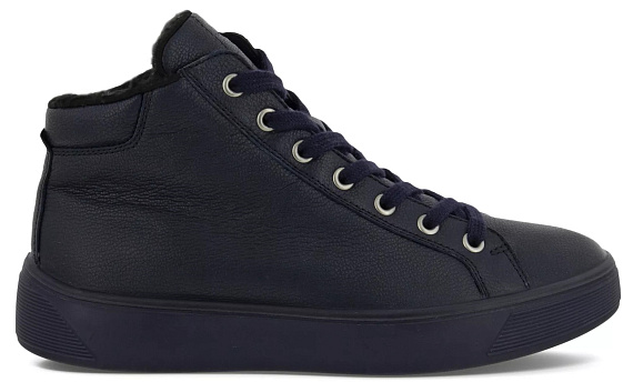 Ботинки женские Ecco Street Tray Navy - Фото 2 большая