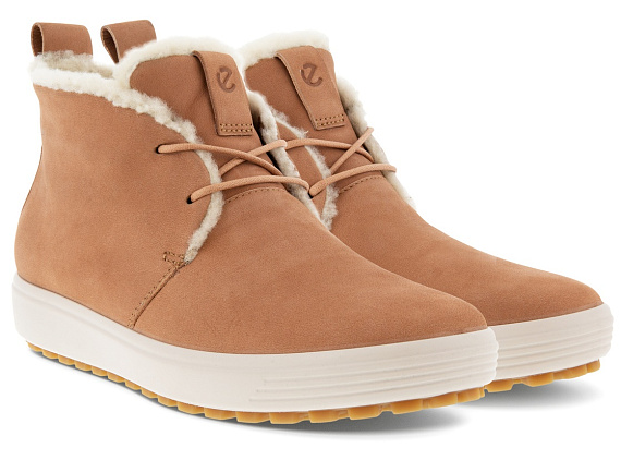 Ботинки женские Ecco Soft 7 Tred Brown - Фото 4 большая