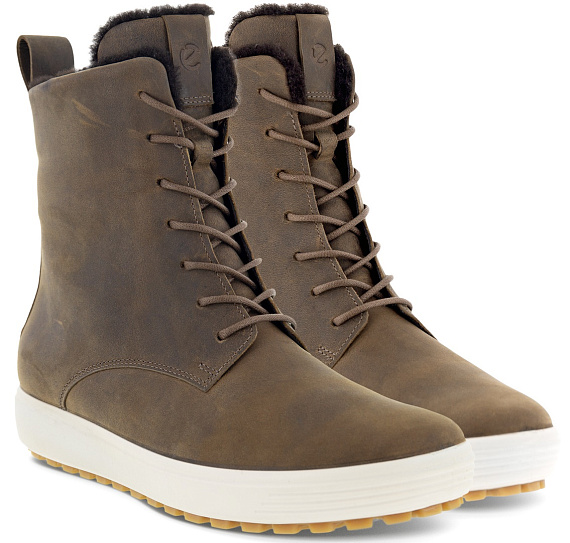 Ботинки женские Ecco Soft 7 Tred Brown - Фото 4 большая