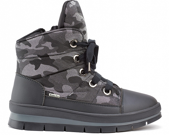 Ботинки женские Jog Dog Moon Walker Ecostep Lurex Blk Camouflage - Фото 1 большая