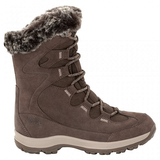 Ботинки женские Jack Wolfskin Glacier Bay Texapore High Mocca / Beige - Фото 3 большая