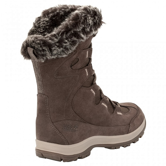 Ботинки женские Jack Wolfskin Glacier Bay Texapore High Mocca / Beige - Фото 4 большая