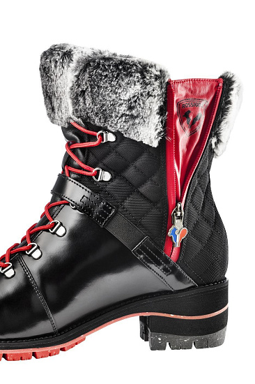 Ботинки женские Rossignol 1907 Megeve Shiny Black - Фото 3 большая