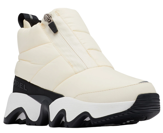 Cапоги женские Sorel Kinetic Impact Puffy Zip Wp Chalk/Black - Фото 7 большая