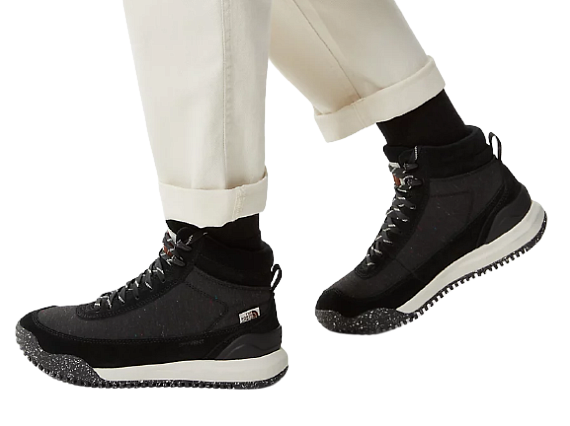 Ботинки женские The North Face Back-To-Berkeley III Regrind WP TNF Black/Vintage White - Фото 6 большая
