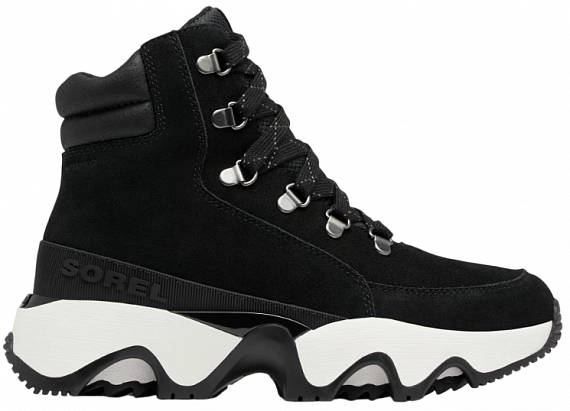 Ботинки женские Sorel Kinetic Impact Conquest Plus Wp Black/Sea Salt - Фото 1 большая