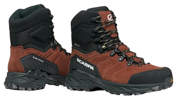 Ботинки Scarpa Rush Polar Gtx Russet Brown - Фото 7 большая