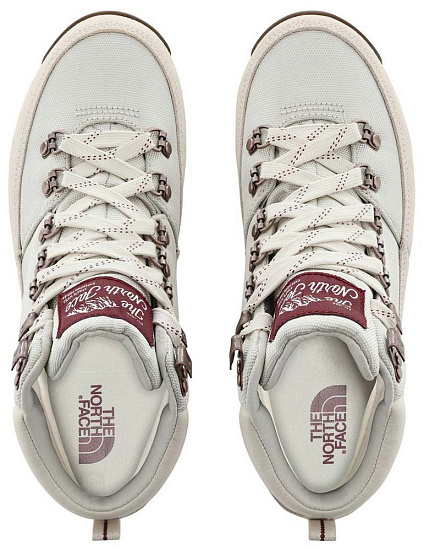 Ботинки женские The North Face Back-To-Berkeley Redux Vintage White/Deep Garnet Red - Фото 4 большая