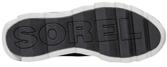 Ботинки женские Sorel Kinetic Short Black/ Sea Salt - Фото 2 большая