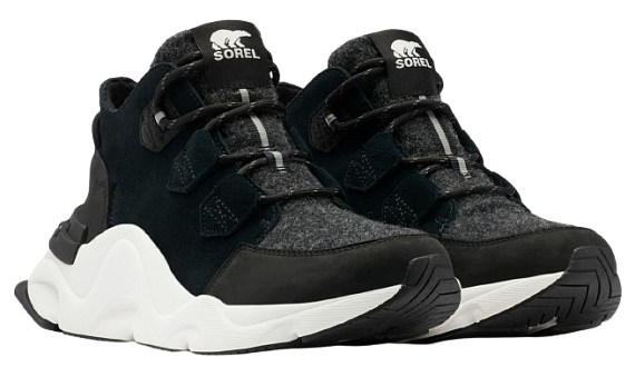 Кроссовки женские Sorel Kinetic Rnegd Caribou Black/Sea Salt - Фото 2 большая