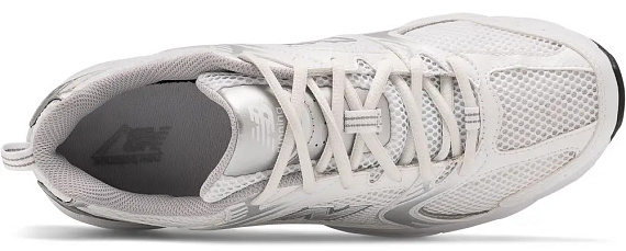 Кроссовки женские New Balance 530 White/Silver Metallic - Фото 3 большая