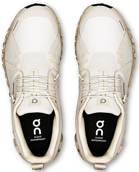 Кроссовки женские On Cloud 6 Wp Pearl/Cream - Фото 6 большая