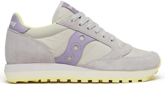 Кроссовки женские Saucony Jazz Original White/Purple - Фото 1 большая