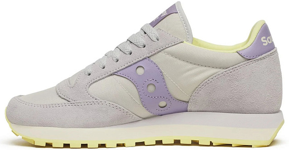 Кроссовки женские Saucony Jazz Original White/Purple - Фото 3 большая
