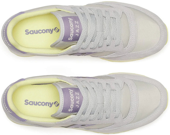 Кроссовки женские Saucony Jazz Original White/Purple - Фото 5 большая