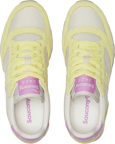 Кроссовки женские Saucony Jazz Original Yellow/Orchid - Фото 2 большая