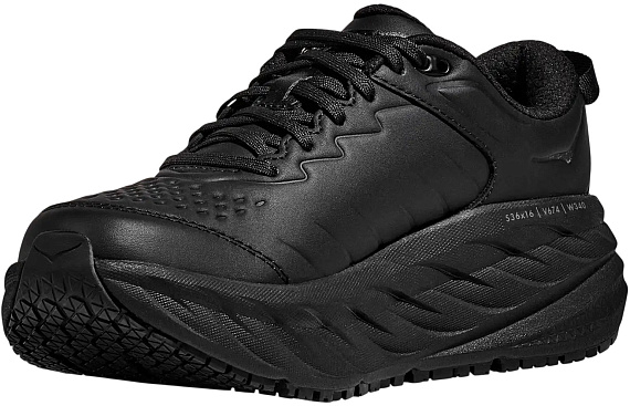 Кроссовки женские Hoka Bondi Sr Black/Black - Фото 3 большая