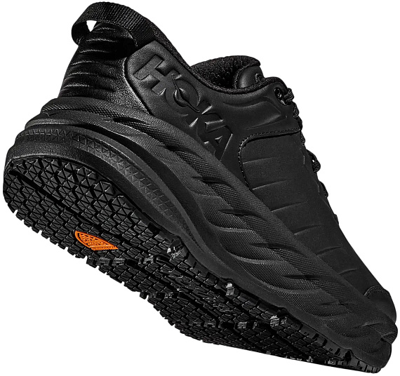 Кроссовки женские Hoka Bondi Sr Black/Black - Фото 4 большая