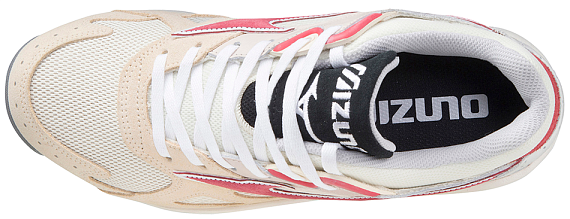 Кроссовки Mizuno Sky Medal Premium Papyrus/GarnetRose/Cr?meBr?lée - Фото 3 большая