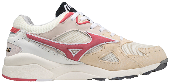 Кроссовки Mizuno Sky Medal Premium Papyrus/GarnetRose/Cr?meBr?lée - Фото 4 большая