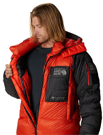 Комбинезон мужской Mountain Hardwear Absolute Zero Suit Orange - Фото 7 большая
