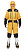 Комбинезон мужской The North Face Himalayan Suit Summit Gold TNF Black - Фото 3 малая