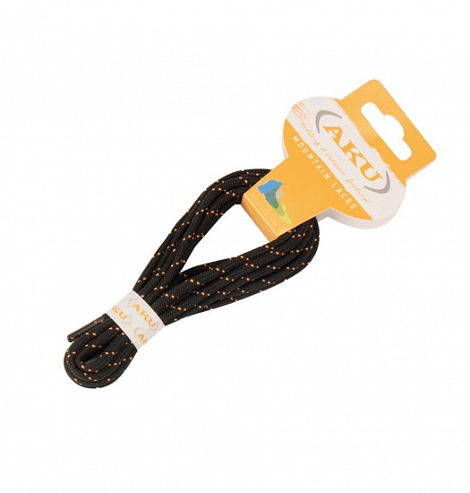 Шнурки AKU Laces Rocky Round Black/Beige - Фото 1 большая